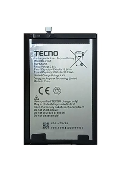 Tecno Spark 9t Batarya Pil  Batarya