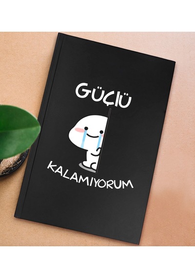 Bk Gift Sert Kapaklı Siyah Lastikli Defter , Arkadaşa Hediye, Yeni İş Hediyesi, Doğum Günü Hediyesi-2