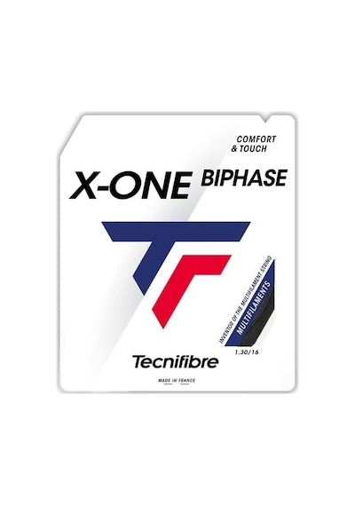 Tecnifibre X-one Biphase Pu 16/1.30 Siyah Tekli Kordaj