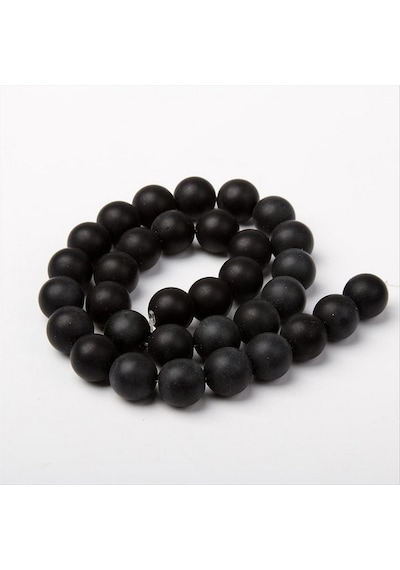 10 Mm Mat Onix Taşı - Siyah N701