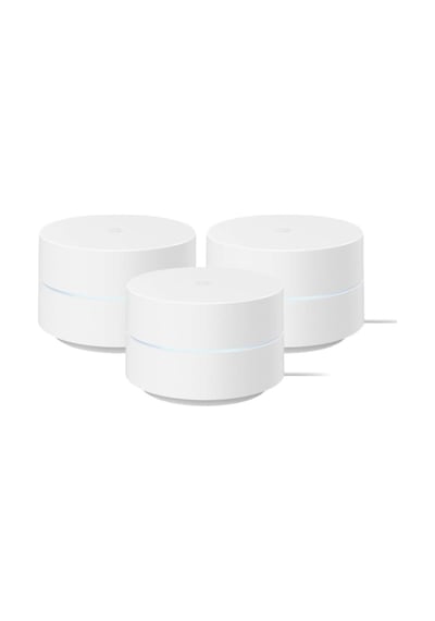 Google Wifi - Ac1200 - Mesh Wifi Sistemi - Wifi Yönlendirici - 4500 Sq Ft Kapsama Alanı - Perakende Olmayan Paketleme - 3 Paket - Kar-122482