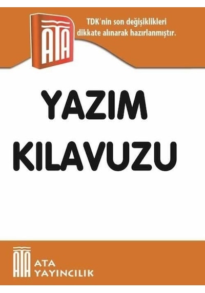 Mini Türkçe Sözlük- İngilizce Sözlük -yazım Kılavuzu Plastik Kapak