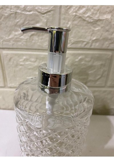 500 Ml Cam Sabunluk Cam Premium Sıvı Sabunluk