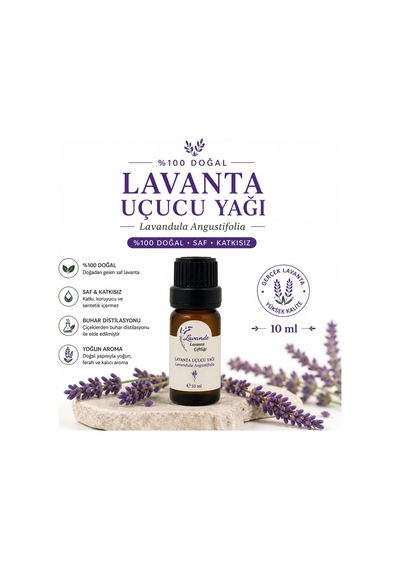 Lavande Lavanta Çiftliği Lavanta Yağı L.Angustifolia RollOn 10 ML
