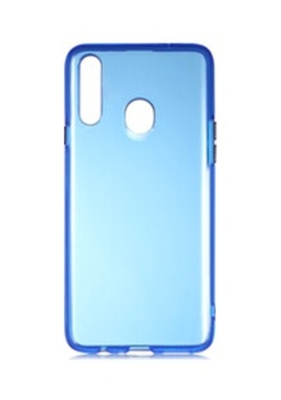 Lexroo Samsung Galaxy Uyumlu A20s Bistro Tpu Silikon Kılıf - Mavi