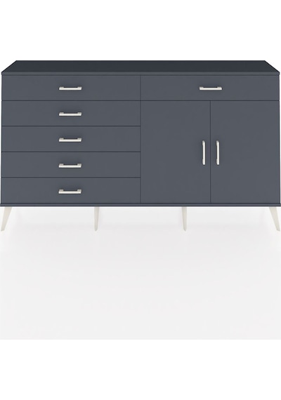 Arges Konsol Tek Raflı 6 Çekmeceli 2 Kapaklı 176x30x99 Antrasit-a Antrasit-antrasit Arges Konsol Tek Raflı 6 Çekmeceli 2 Kapaklı 176x30x99 Antrasit-a Antrasit-antrasit