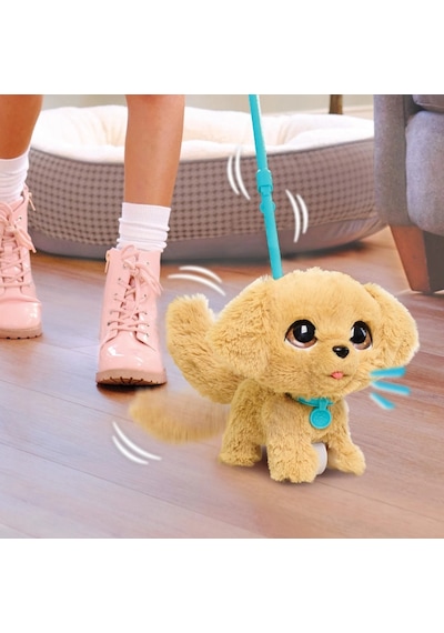 Wag-a-lots Retriver Peluş Köpek Sarı