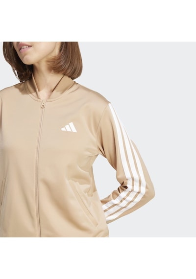 Adidas Jx0507 W Ess 3s Ts Kadın Eşofman Takımı Bej