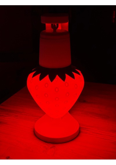 Frulamp Çilek Temalı Abajur Gece Lambası Masa Tipi
