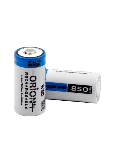 Orion 16340 3.7v 850 Mah Pil Cr123a Lityum Şarjlı Pil
