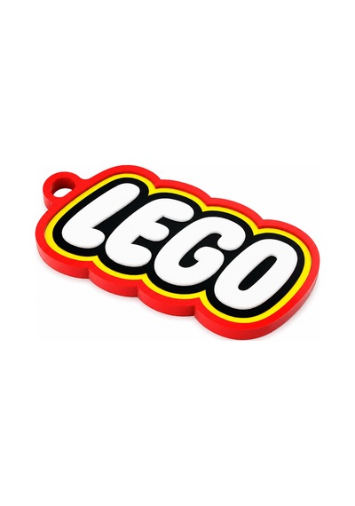 Lego Yazılı Anahtarlık Sert Plastik Oyuncak Temalı Anahtarlık Aksesuar