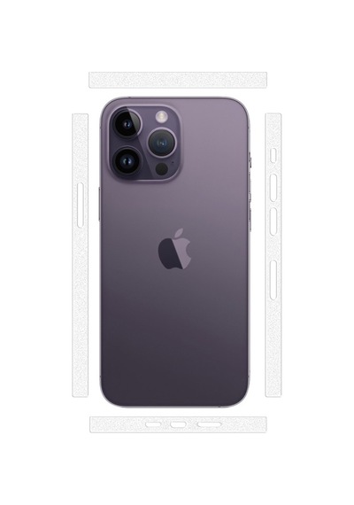 Ally Apple Uyumlu iPhone  14 Pro Max Hidrojel Hayalet Yan Alt Üst Kaplama Koru