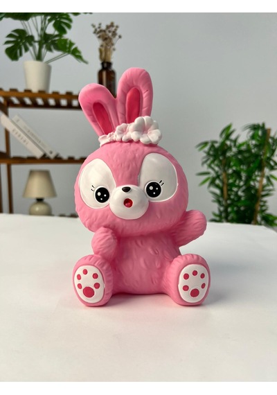 Favora Tavşan Kumbara - Pembe