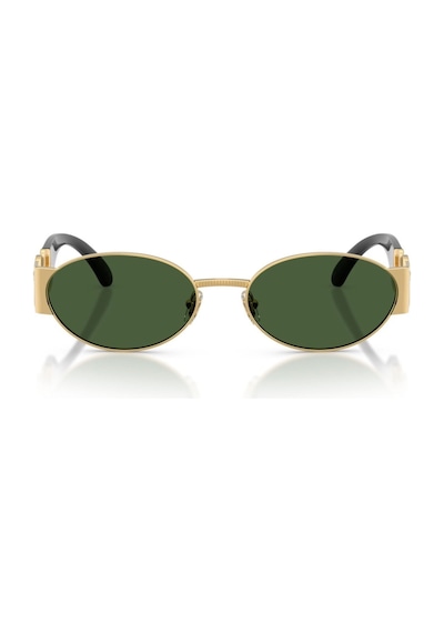 Versace Ve 2299 100271 56 Unisex Oval Gold Metal Güneş Gözlüğü Altın