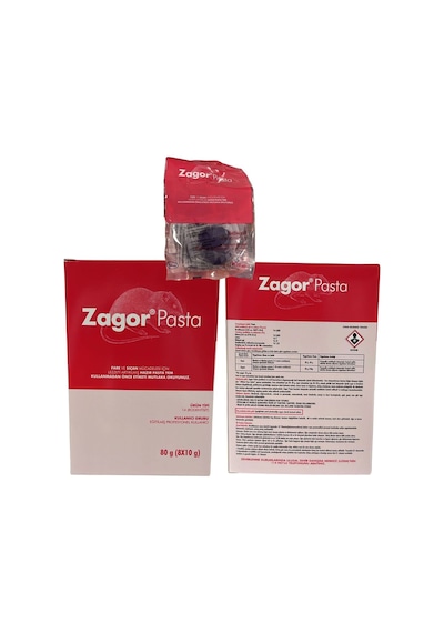Zagor Pasta Fare Fare Sıçan Mücadelesi Lezzeti Arttırılmış Hazır Pasta Yem