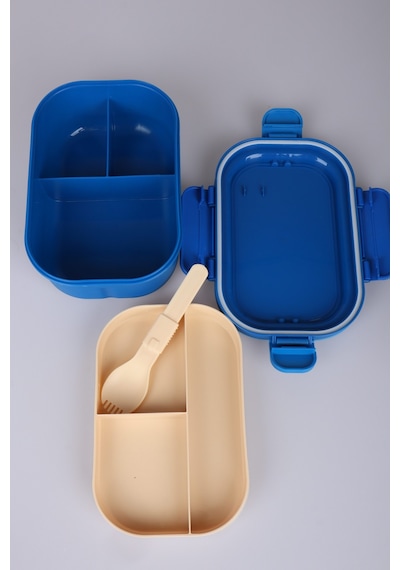 X Dekomus Lisanslı Sonic 3 Bölmeli Beslenme Kabı / Lunch Box Altın