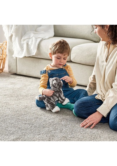 Ikea Lılleplutt Peluş Oyuncak Gri - Siyah - Beyaz
