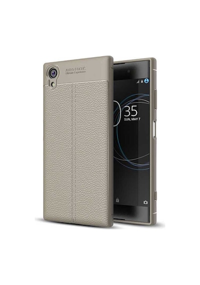 Sony Xperia Xa1 Plus Kılıf Zore Niss Silikon Kapak Gri