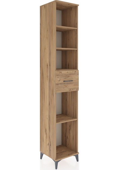 Hyperion Dolap 4 Raflı Tek Çekmeceli 44x44x243 Çam-çam Çam Hyperion Dolap 4 Raflı Tek Çekmeceli 44x44x243 Çam-çam Çam