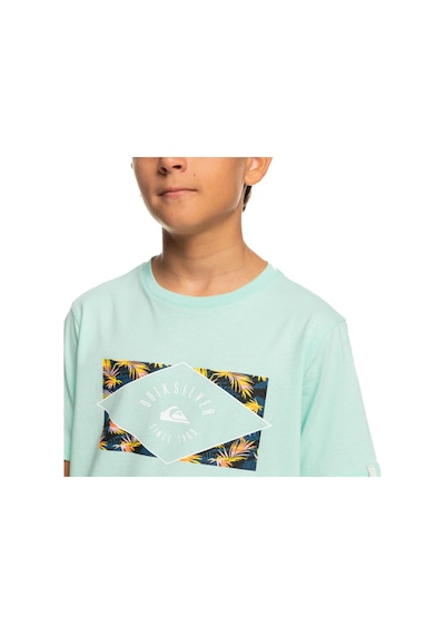 Quiksilver Circled Line Erkek Çocuk Tişört Turkuaz