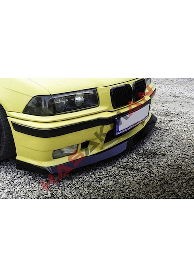 HasAkman Bmw E36 M3 Ön Tampon Lip Piona Black 1991 - 1998 Abs Plastik
