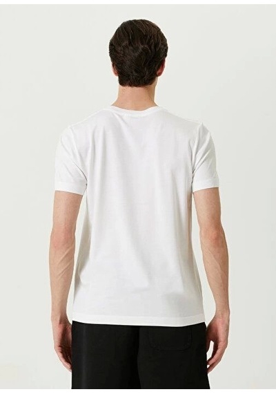 Unisex Basic Bisiklet Yaka Regular T-shirt - Beyaz