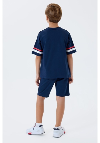 U.s. Polo Assn. Erkek Çocuk Lacivert Bermuda Takım Us2433-c-v1 Lacivert