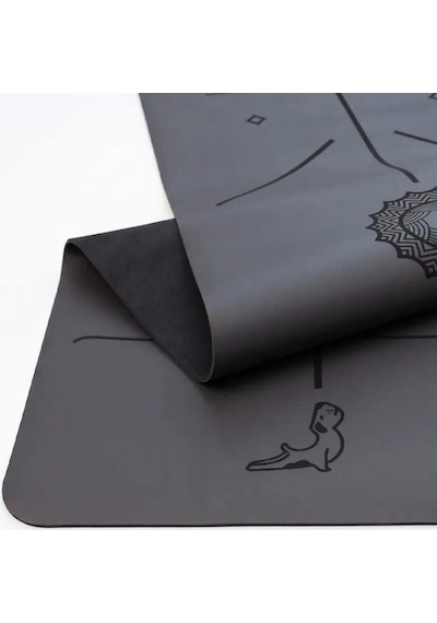 Focus Serisi Gri 4.1 Mm Doğal Kauçuk Kaydırmaz Yoga Matı Diğer