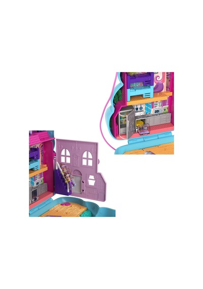 Gkj63 Polly Pocket Çanta Olabilen Micro Oyun Setleri / +4 Yaş - Izbp-890099 1 Adet