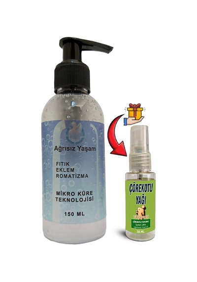 Ağrısız Yaşam Jeli Mikro Küre Teknolojisi 150 Ml Ağrılarınıza Teskin Jeli + Çörek Otu Yağı