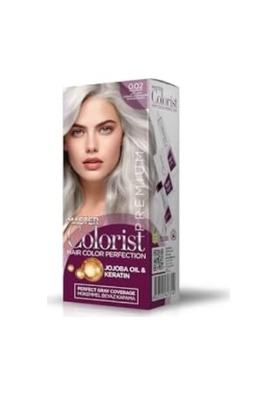 Premıum Yarı Kit Set Saç Boyası 0.02 Silver