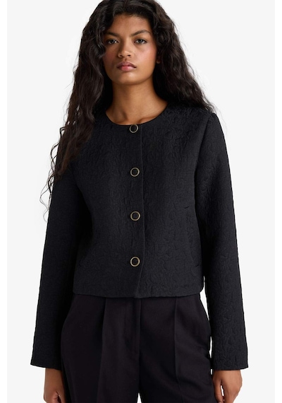 Defacto Regular Fit Blazer Ceket F9130ax25wnbk81 Siyah