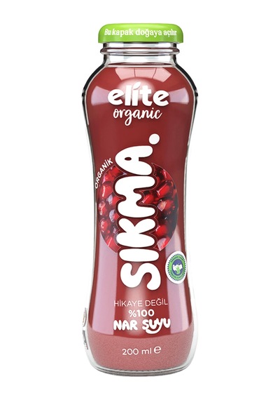 Elite %100 Organik Nar Suyu 200 ML