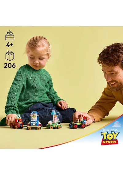 LEGO® ǀ Disney ve Pixar Oyuncak Hikayesi Kutlama Treni ve RC Araba 43264 - 4 Yaş ve Üzeri Çocuklar için Yaratıcı Oyuncak Yapım Seti(206P) LEGO® ǀ Disney ve Pixar Oyuncak Hikayesi Kutlama Treni ve RC Araba 43264 - 4 Yaş ve Üzeri Çocuklar için Yaratıcı Oyuncak Yapım Seti(206P)