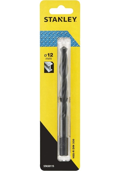 Sta50115/qz Metal Matkap Ucu, Siyah, 1 Adet, 12 Mm