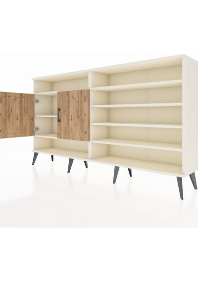 Arges Konsol 7 Raflı 2 Kapaklı 176x30x99 Aytaşı-çam/aytaşı Aytaşı-çam/aytaşı Arges Konsol 7 Raflı 2 Kapaklı 176x30x99 Aytaşı-çam/aytaşı Aytaşı-çam/aytaşı