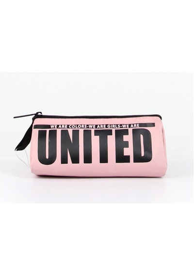 United Colors Of Benetton Kalem Çantası Tek Bölmeli Pembe Kalemlik