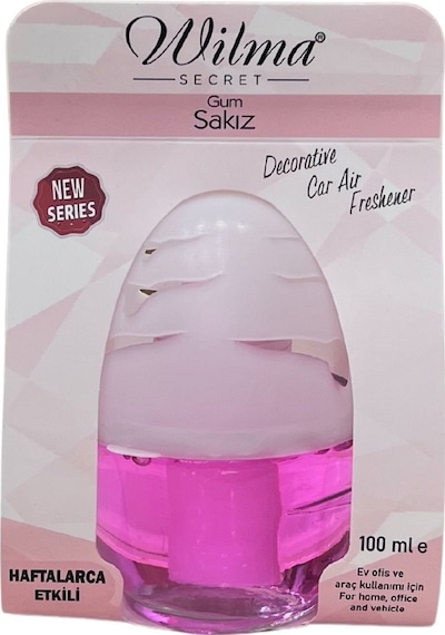 Wilma Secret Küre Oda Ve Araç Kokusu Sakız Aromalı - Ortam Koku Giderici