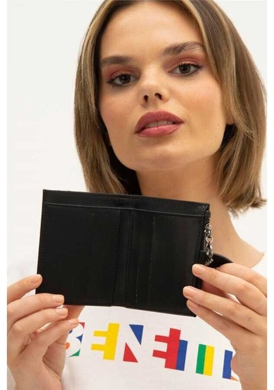 United Colors Of Benetton Siyah Kadın Cüzdan Bnt-1308