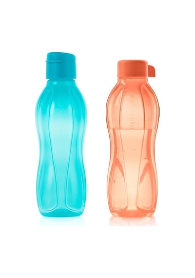Eco Şişe Suluk Kolay Kapak Mavi Ve Turuncu 2'li 500 Ml Mavi-turuncu