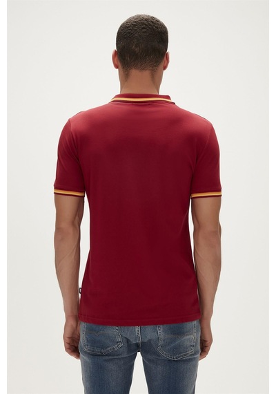 Bad Bear 21.01.07.023-c20 Groove Erkek Polo T-shirt Bordo
