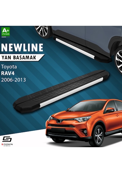 S-dizayn Toyota Rav 4 3 Newline Aluminyum Yan Basamak 163 Cm 2006