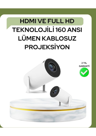 Ultra Pro Full Hd Ve 4k Destekli 130 İnç Projeksiyon Cihazı 25503317