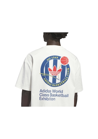 Adidas Originals Crest Unisex Beyaz Günlük Stil T-shirt Kd3616