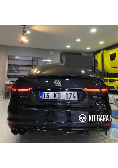 Volkswagen Jetta Makyajlı 2014 Custom Piano Black Difüzör Plastik Boyalı