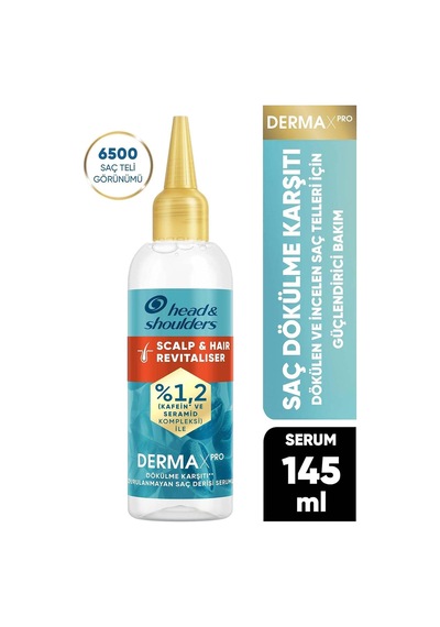 Lexroo Dermaxpro Scalp & Hair Revitaliser Dökülme Karşıtı Durulanmayan Saç Derisi Serumu Kafein Ve