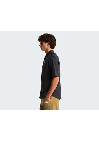 The North Face M Sequoia Short Sleeve Shirt Erkek Outdoor Kısa Kollu Gömlek Nf0a8fu6jk31siyah Siyah