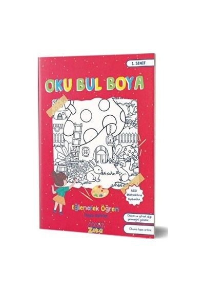Eğlenerek Öğren - Oku Bul Boya -