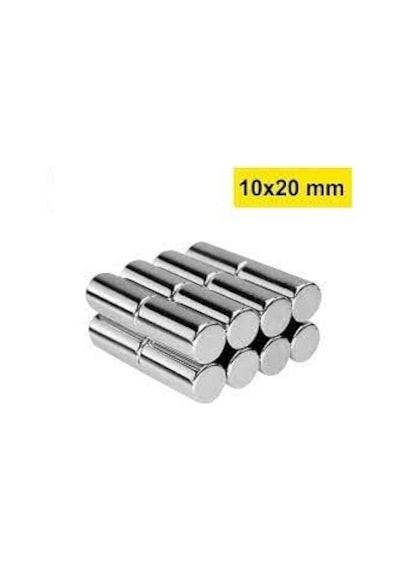 Neodyum Mıknatıs 10x20 Mm 5 Adet