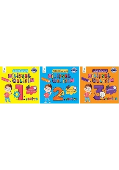 Okul Öncesi Bilişsel Gelişim Seti - 3 Kitap Takım- Çocuk Gelişimi Yayınları